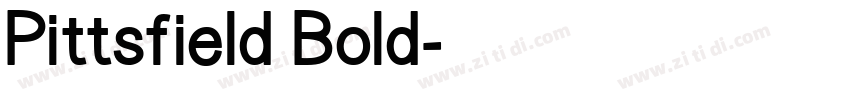 Pittsfield Bold字体转换